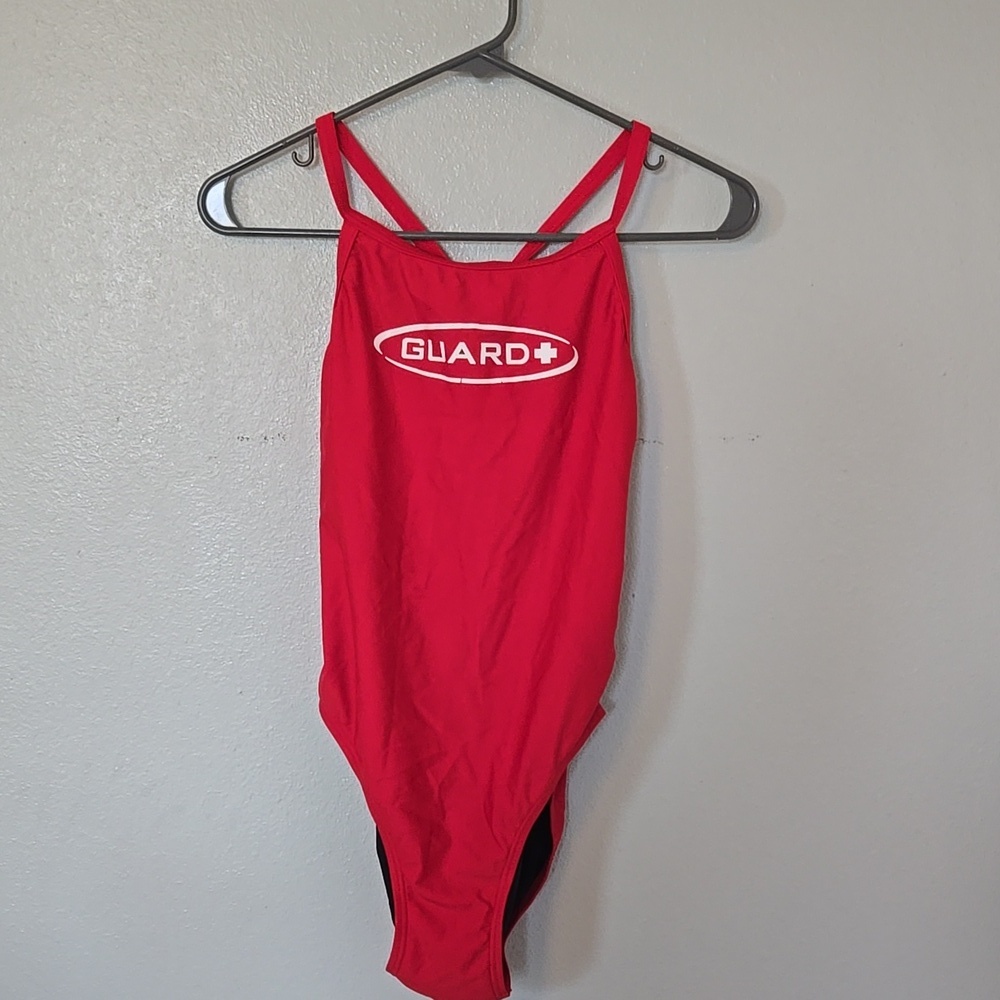 Tyr | Red Butterfly Back Guard One Piece Swimsuit Size 34